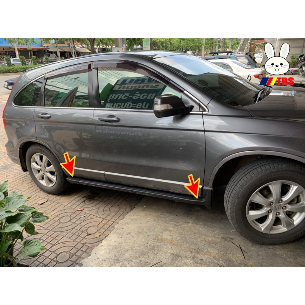 Honda CRV G3 ครอบหัวบันได แยกขายได้แต่ละชิ้น พลาสติก ABS ตรงรุ่น มีพร้อมส่ง【สินค้าในไทย】