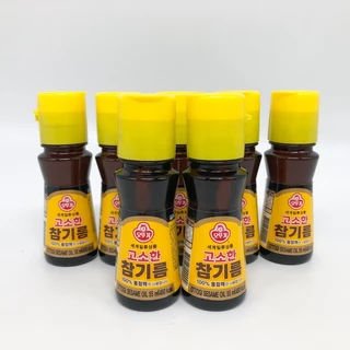 참기름 โอโตกิ น้ำมันงา น้ำมันงาคั่ว น้ำมันงาเกาหลี เครื่องปรุงเกาหลี Sesame Oil 55ml. by TKkimchi