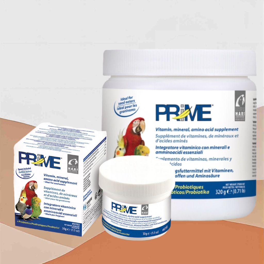 Prime 30g.-320g. วิตามินชนิดผงสำหรับนก