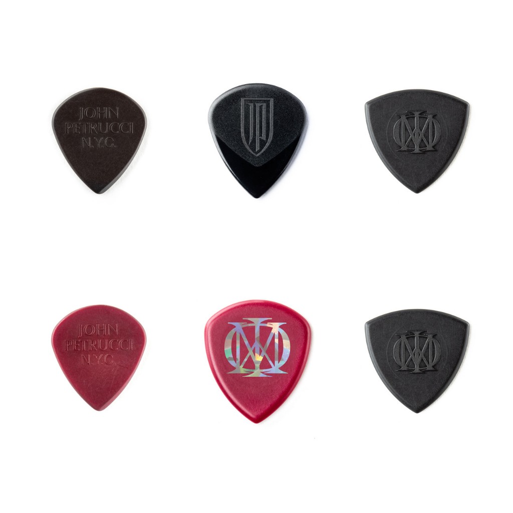 ปิคกีตาร์ john petrucci variety signature #PVP-119 มี 6 แบบใน 1 แพค ของศิลปิน JOHN ยี่ห้อ JIM DUNLOP