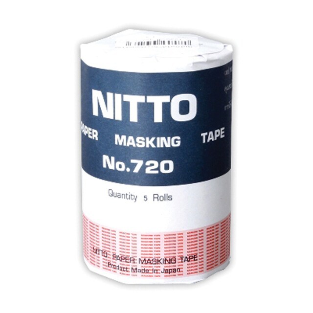 เทปนิตโต้ 720 NITTO 720 เทปลอกตัวถัง  แพ็คบรรจุ5ม้วน