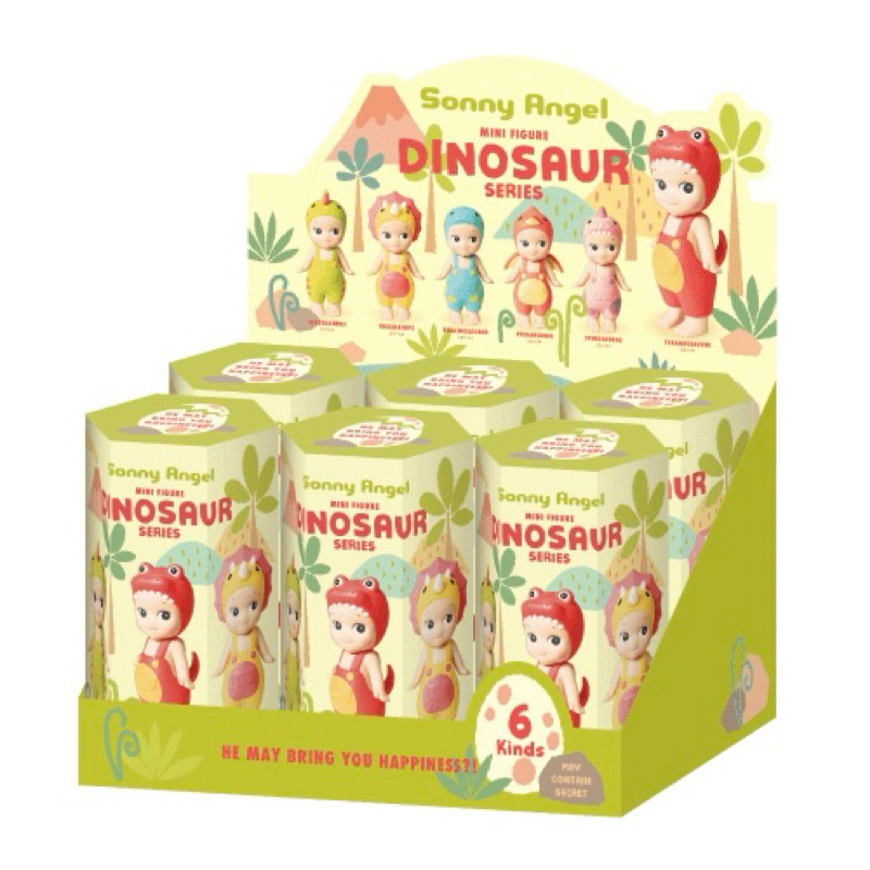 Sonny Angel Figure Dinosaur ไดโนเสาร์ ยกBox6จุ่ม