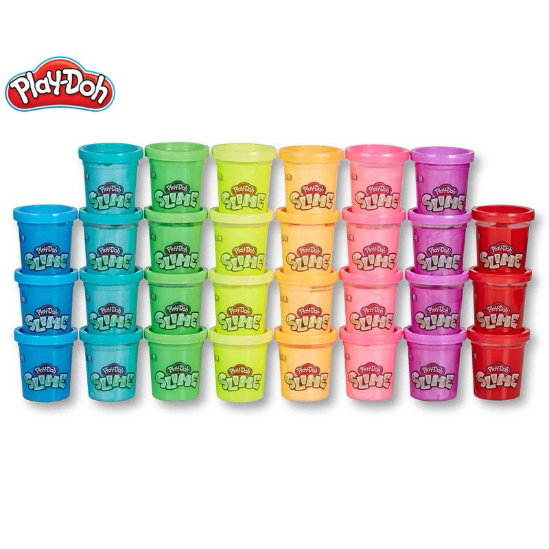 พร้อมส่ง สไลม์ Slime จากแบรนด์ Play dohของแท้ ปลอดภัยต่อเด็ก ราคาต่อกระปุก 50กรัม คละสี