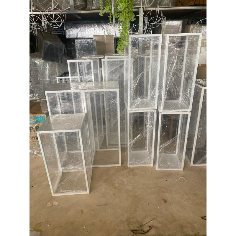 แสตนโปร่ง (งานเหล็ก)มีหลายขนาด (25-30x60-80-100cm)