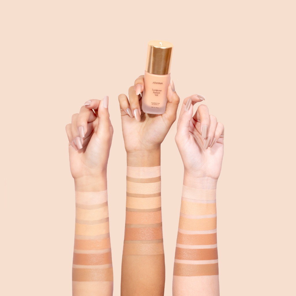 รองพื้นซอง Jovina Luminous Foundation SPF 30 PA+++ คุมมัน ปกปิดเนียนกริบ 7g - 5