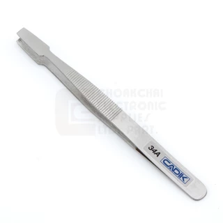Cadik แหนบ สแตนเลส ปลายแบน ยาว 120มม รุ่น 34A (RI-464)