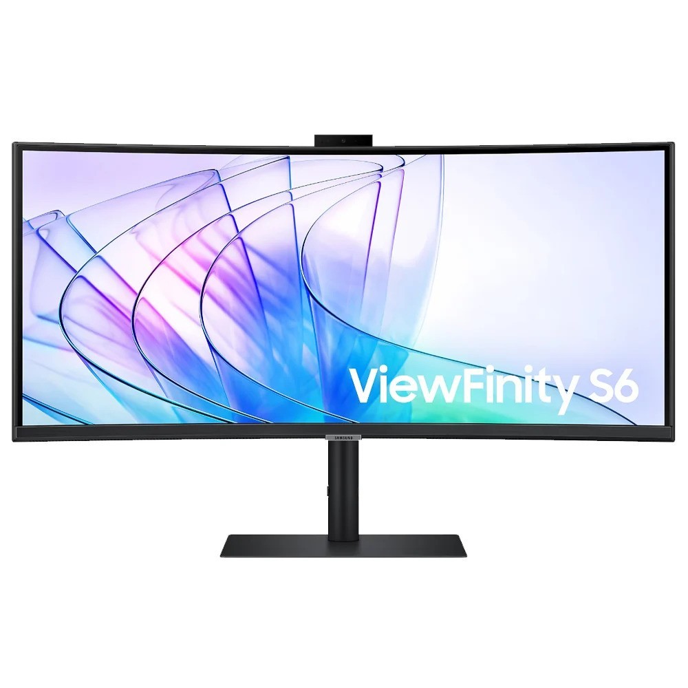 SAMSUNG Monitor LS34C650VAEXXT ViewFinity (VA 2K Curved USB-C Webcam) ประกัน 3 ปี