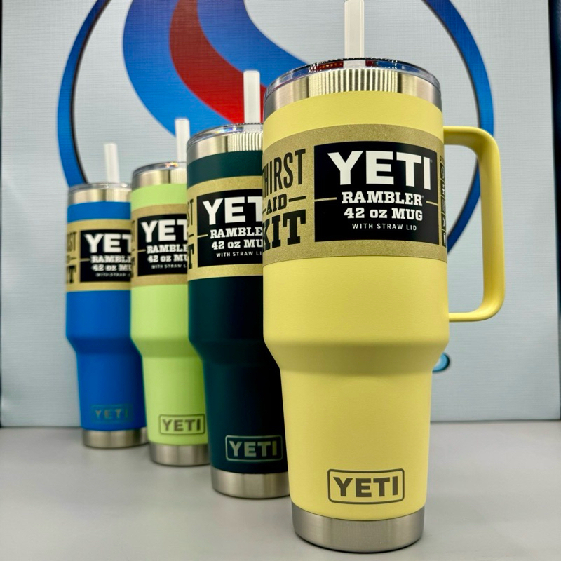 แก้วเยติของแท้ % • YETI RAMBLER 42oz STRAW MUG ™ (ชุดฝาหลอด) -1100 ml-
