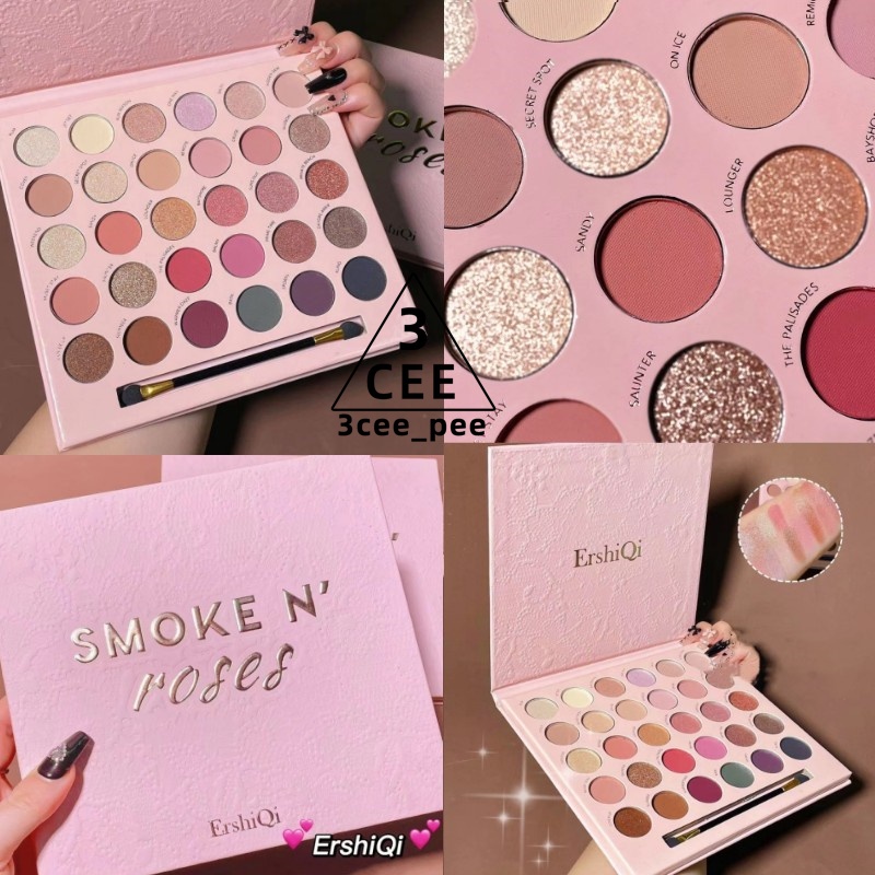 พาเลทอายแชโดว์ 30 สี เกาหลี อายแชโดว์ พาเลทแต่งตาเนื้อแมท กันน้ำและกันเหงื่อ Eyeshadow palette 30 color เครื่องสำอางผญ