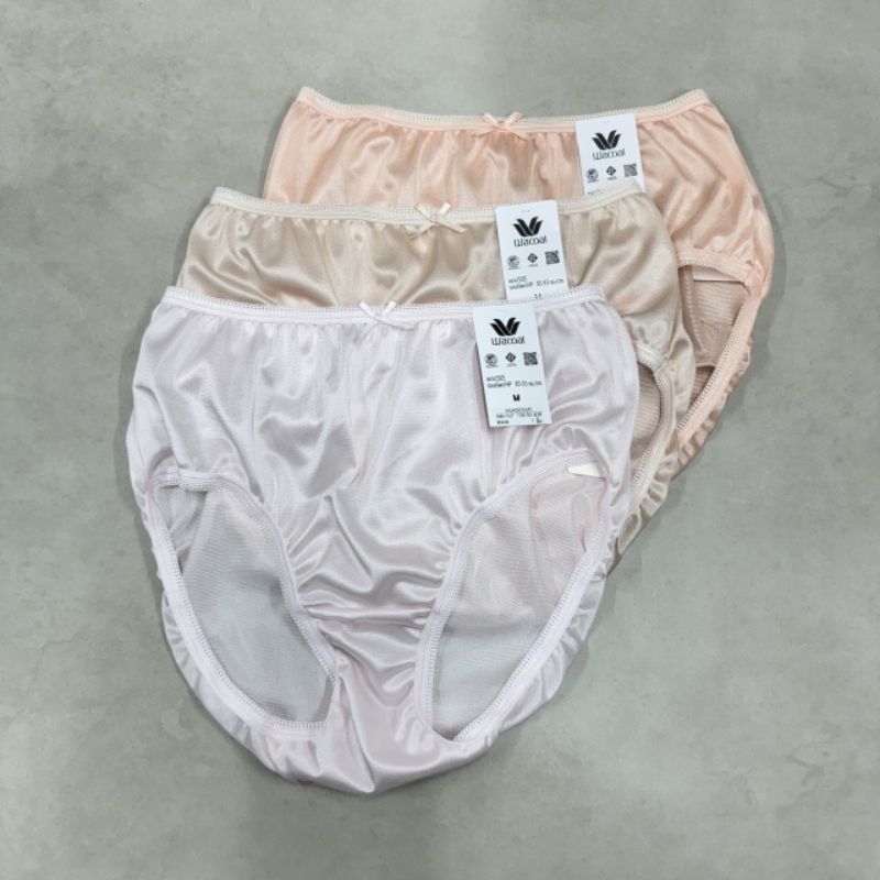 Wacoal Panty รุ่น WU4337 ยางร้อย ผ้านุ่มลื่นสวมใส่สบาย
