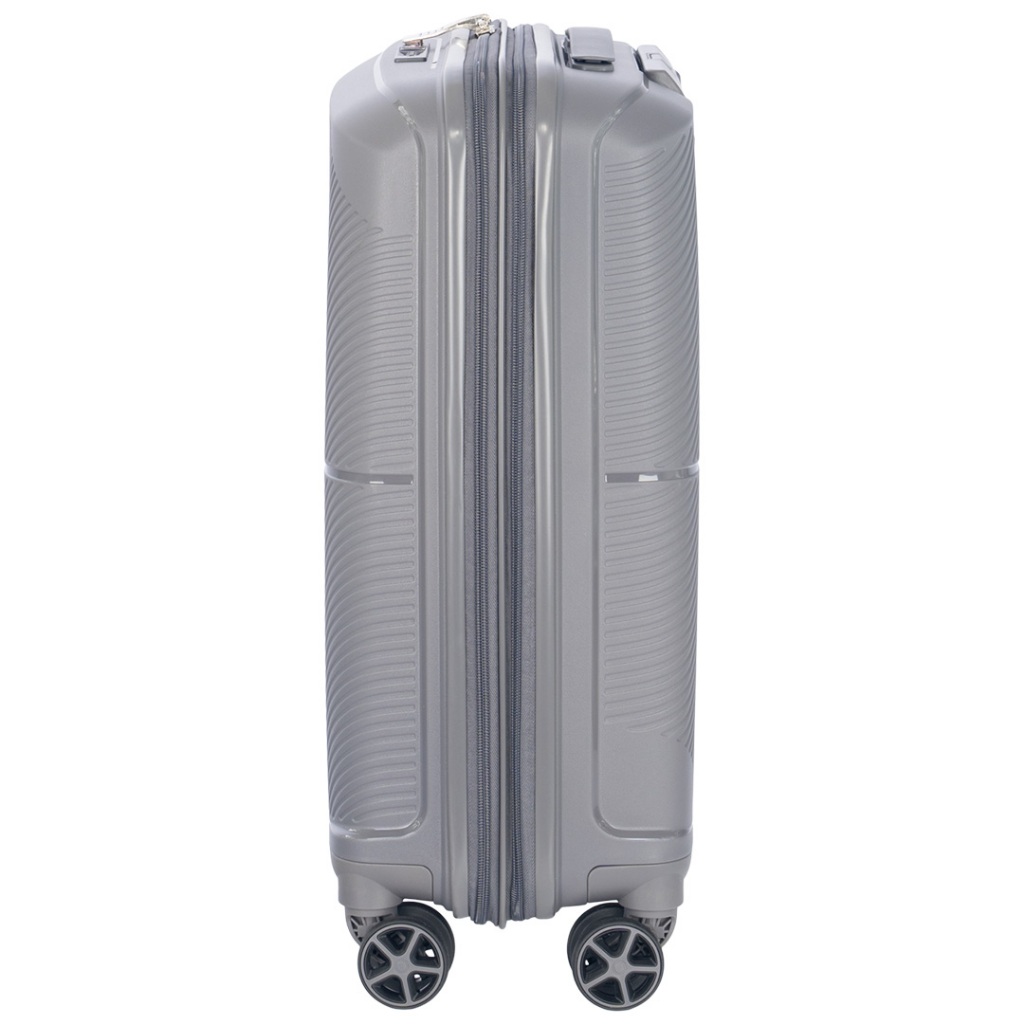 Elle travel Eren collection, 100% PP (Polypropylene). Cabin size 20 "luggage, double coil secure zipper, expandable, 360