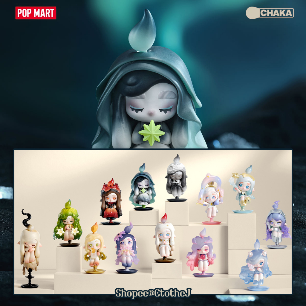 [ของแท้] POPMART x CHAKA Light Sprite Series - โมเดล ชากะ เช็คการ์ด ไม่แกะตัว พร้อมส่งจากไทย