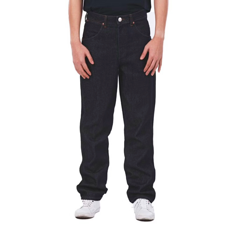 กางเกงยีนส์ผู้ชาย Wrangler รุ่น MWZ เอวกลาง ทรงตรง สีเข้ม
