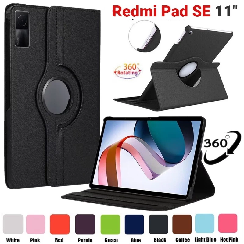 360.เคสฝาพับ ปรับองศาได้360 องศา ใช้สำหรับ Redmi Pad SE 8.7 redmi pad 2 9.7 2026 pad pro 12.1 Pad 2 11 เคสกันกระแทก