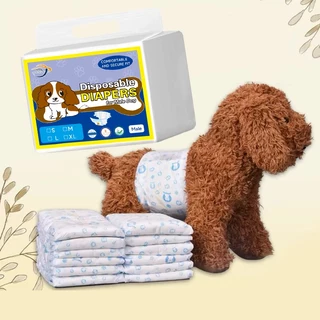ผ้าอ้อมสุนัข หมา ผ้าอ้อมสัตว์เลี้ยง ชาย หญิง แพมเพิสสุนัข ผ้าอนามัยสุนัข Dog Diaper คุณภาพคุ้มค่า ใส่ดี เบาสบายตัว