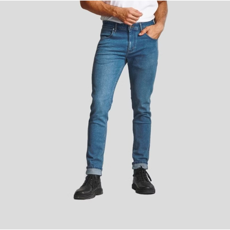 กางเกงยีนส์ผู้ชาย Wrangler รุ่น BRYSON เอวต่ำสกินนี่