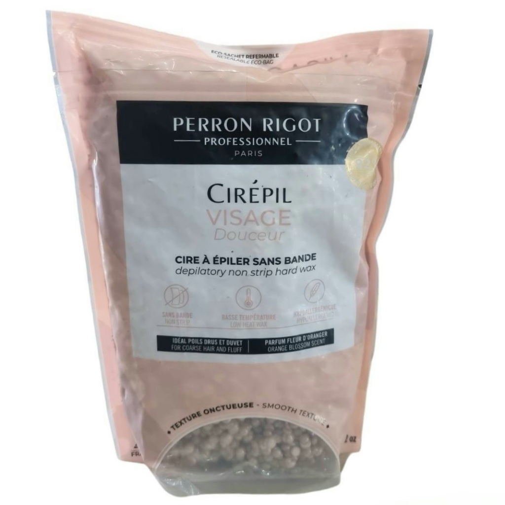 Visage แวกซ์ร้อนCirepil แบบถุงเติม 800g. สำหรับใบหน้า คิ้ว ไรผม Hard Wax refill Cirépil  ของแท้นำเข้าจาก ฝรั่งเศส
