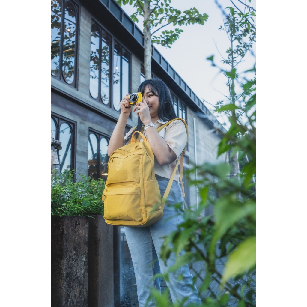 Bagsbird รุ่น BM05 กระเป๋าเป้ผ้ากันนํ้าขนาด 16 นิ้ว ใบใหญ่ฟังก์ชันจุของเยอะ อยู่ทรง ไม่หนัก