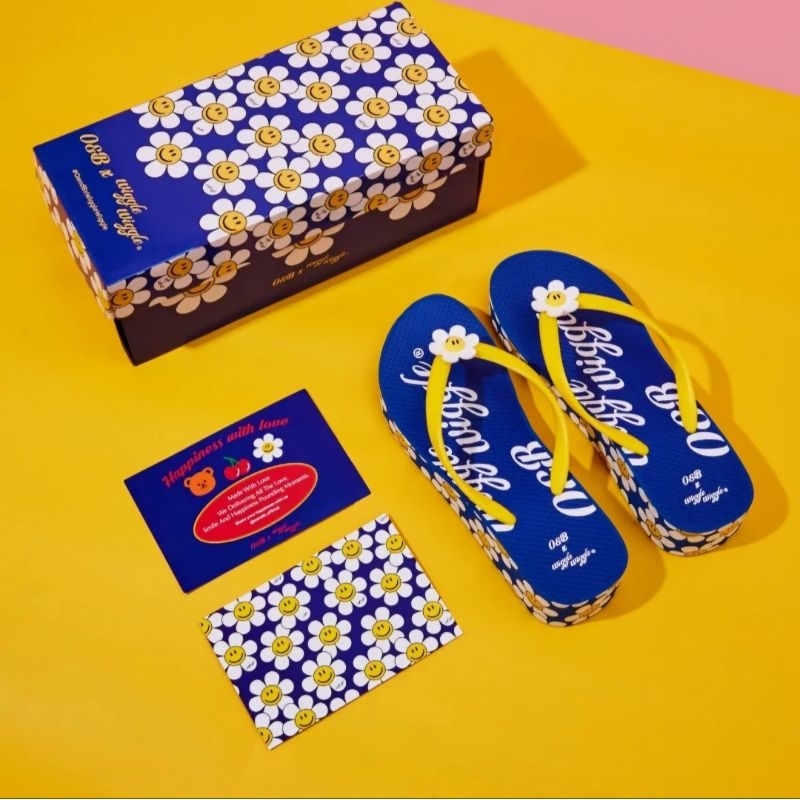 New ! รองเท้าแตะ High Malibu แบรนด์ O&B x Wiggle Wiggle