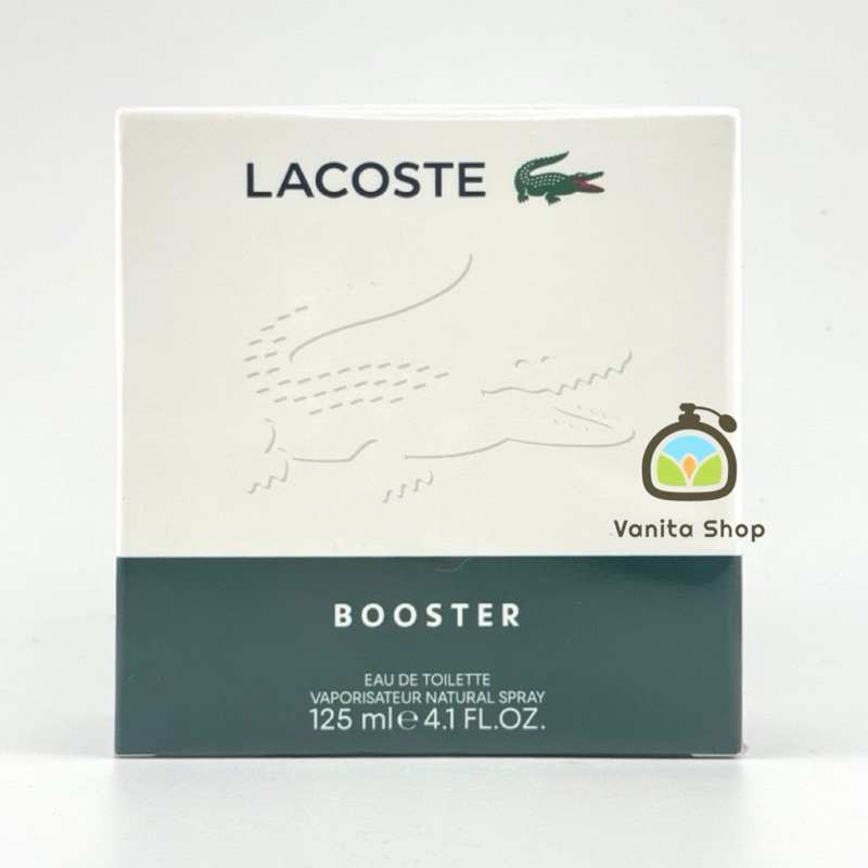 น้ำหอมแท้ 100% Lacoste Booster Eau de Toilette for Men 125 ml แพคเกจใหม่