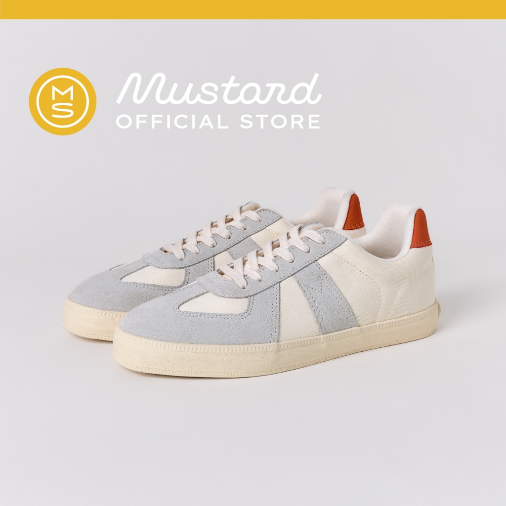Mustard Sneakers GAT White/Orange รองเท้าผ้าใบ
