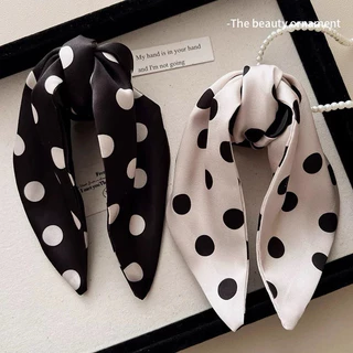 🇹🇭พร้อมส่งในไทย🇹🇭 กิ๊บติดผมโบว์พิมพ์ลายจุด Polka Dot Clip ใช้สะดวกหนีบง่ายได้ทรงสวยน่ารัก
