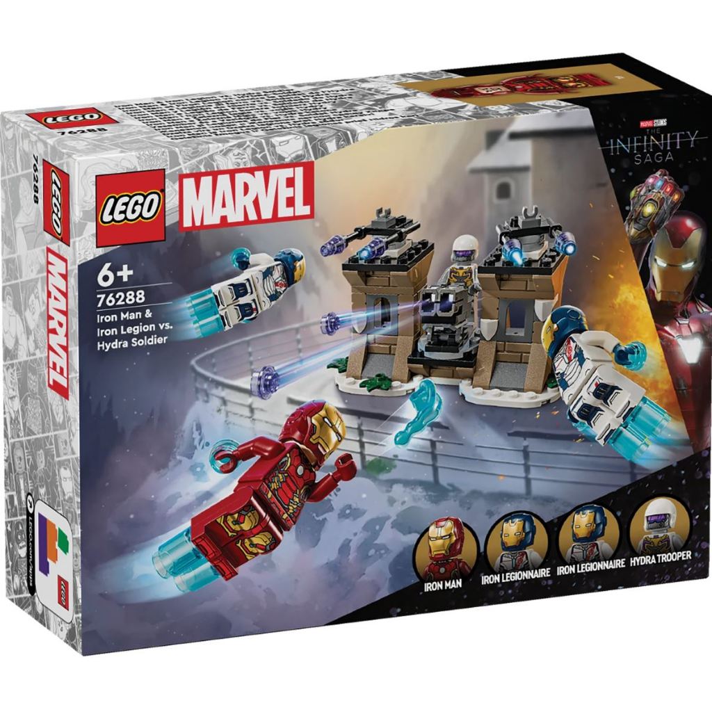 LEGO® Marvel Iron Man & Iron Legion vs. Hydra Soldier 76288