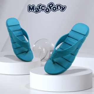 Marco Pony รองเท้าแตะแบบหูหนีบผู้ชายสีดำ รองเท้าแตะกันลื่น แฟชั่น นุ่มเบาสบาย รับน้ำหนักได้ดี MH9006M