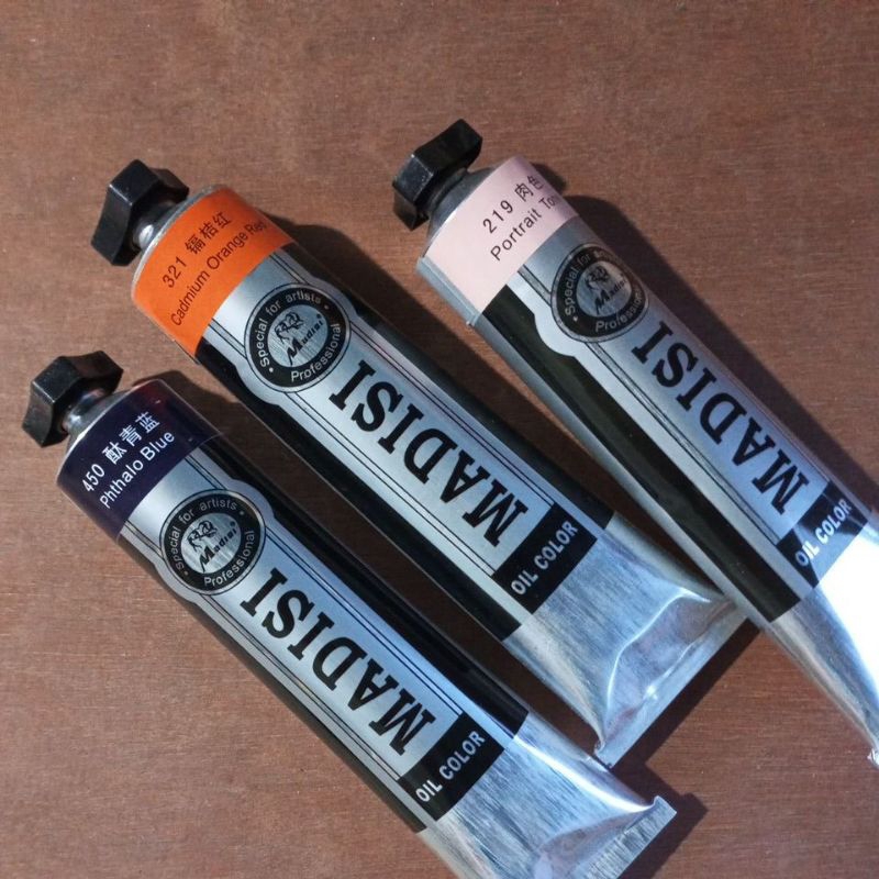 สีน้ำมันMADISIหลอดขนาด170ml.