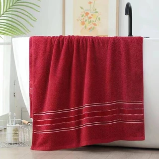 Toptop ผ้าเช็ดตัว ผืนใหญ่ cotton สวยหรู ผ้าขนหนู ผ้าเช็ดตัวโรงแรม 30x60 นิ้ว