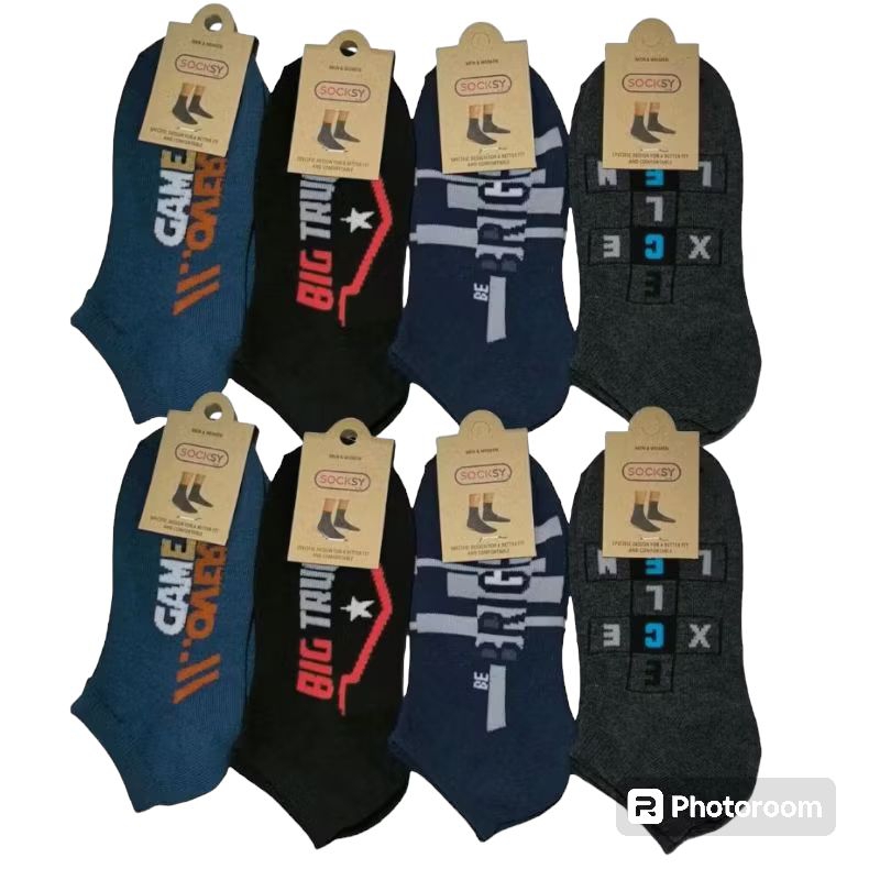 ถุงเท้าข้อสั้น socksy ขนาดฟรีไซส์ ถุงเท้าคุณภาพดี พร้อมส่ง แพ็ค5/10คู่