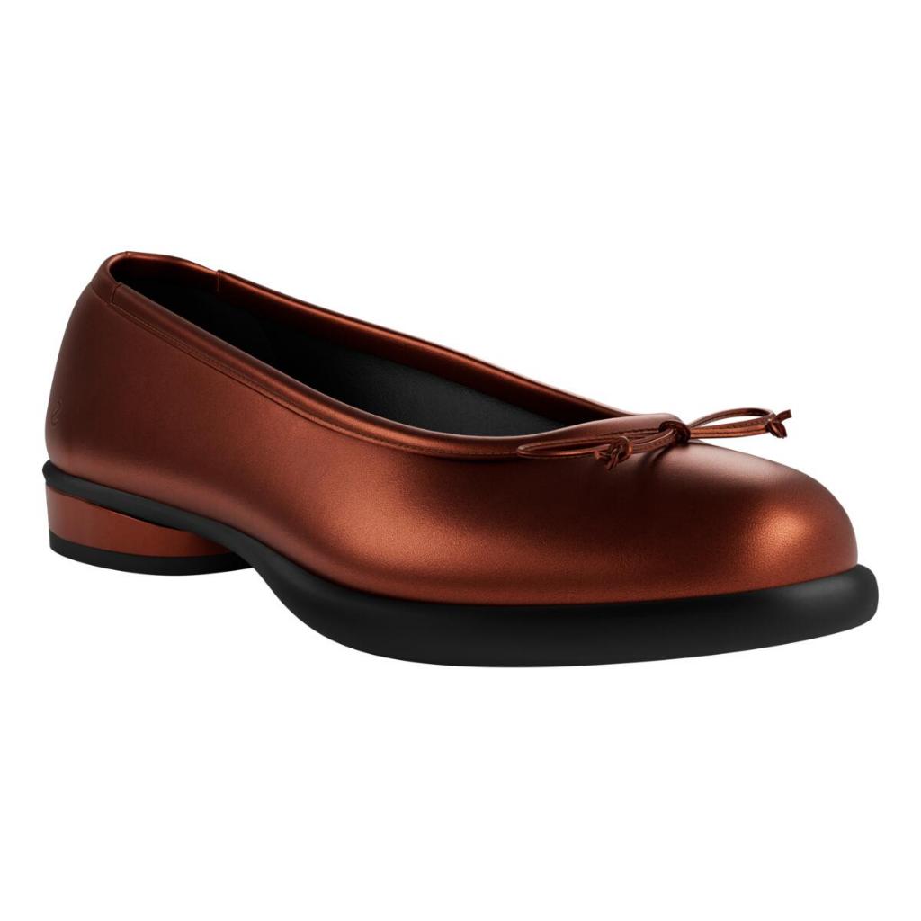 ECCO รองเท้าส้นแบนผู้หญิง รุ่น SCULPTED LX สี BRONZE ANTIQUE
