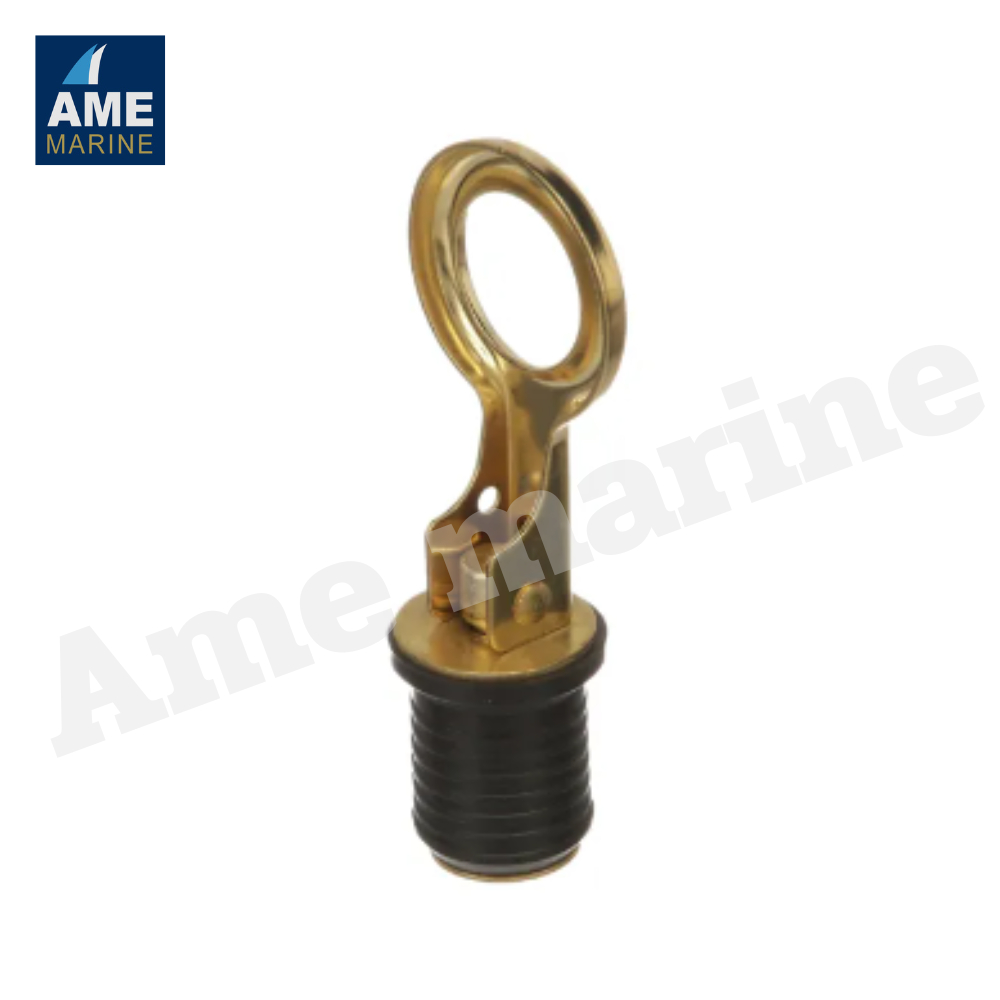 Snap-Handle Drain Plug, Drains, Locks in Place, Brass Handle, Rubber Plug 22mm ปลั๊กท่อระบายน้ำแบบมีด้ามจับ
