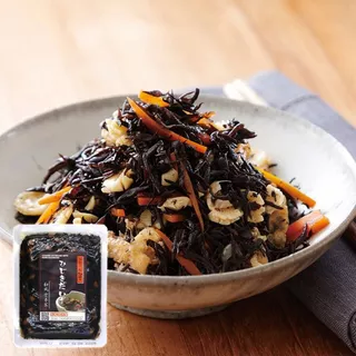 โดโมโตะ สาหร่ายฮิจิกิ ผสมถั่วเหลืองต้มสุกปรุงรส ขนาด 120 กรัม - Domoto Cooked Soybeans Whit Hijiki Seaweeds