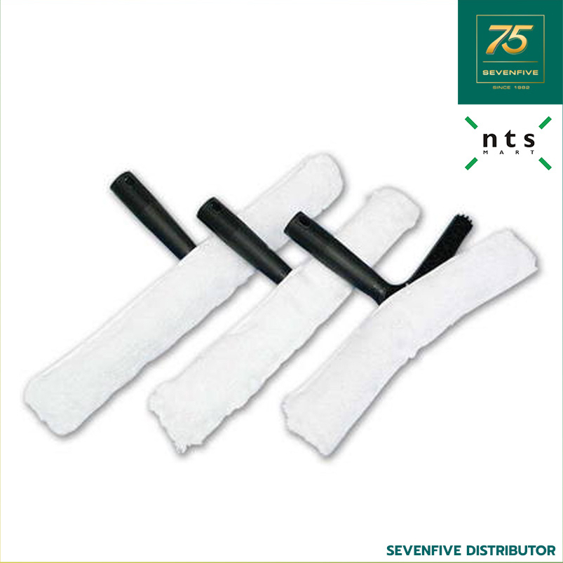 NTS หัวแปรงเช็ดกระจก หัวแปรงทำความสะอาดกระจกและพื้นผิว NTS1-CWW