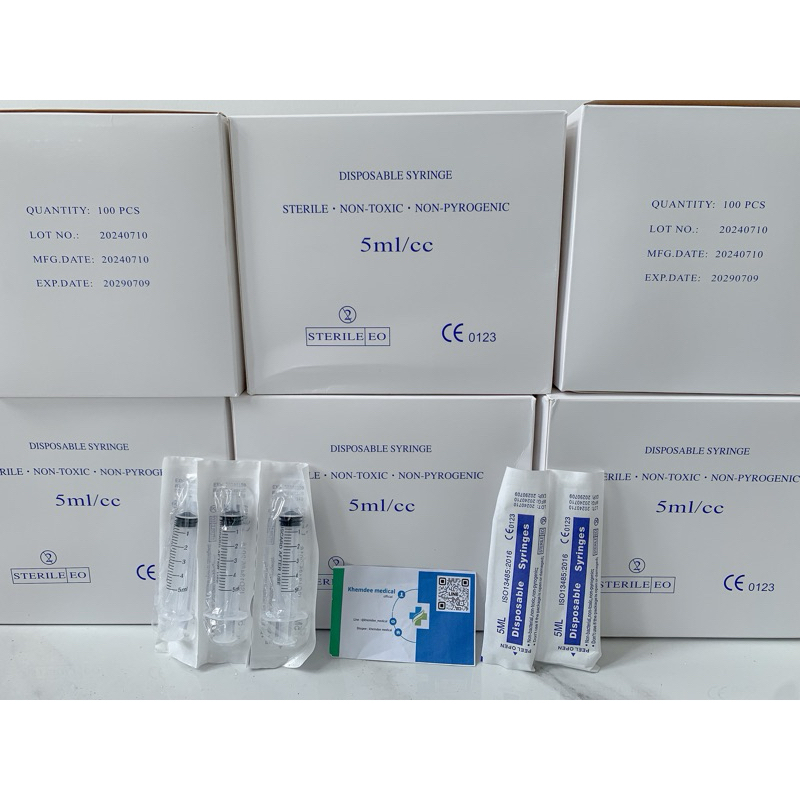 syringe 5 ml รับประกันคุณภาพสูง