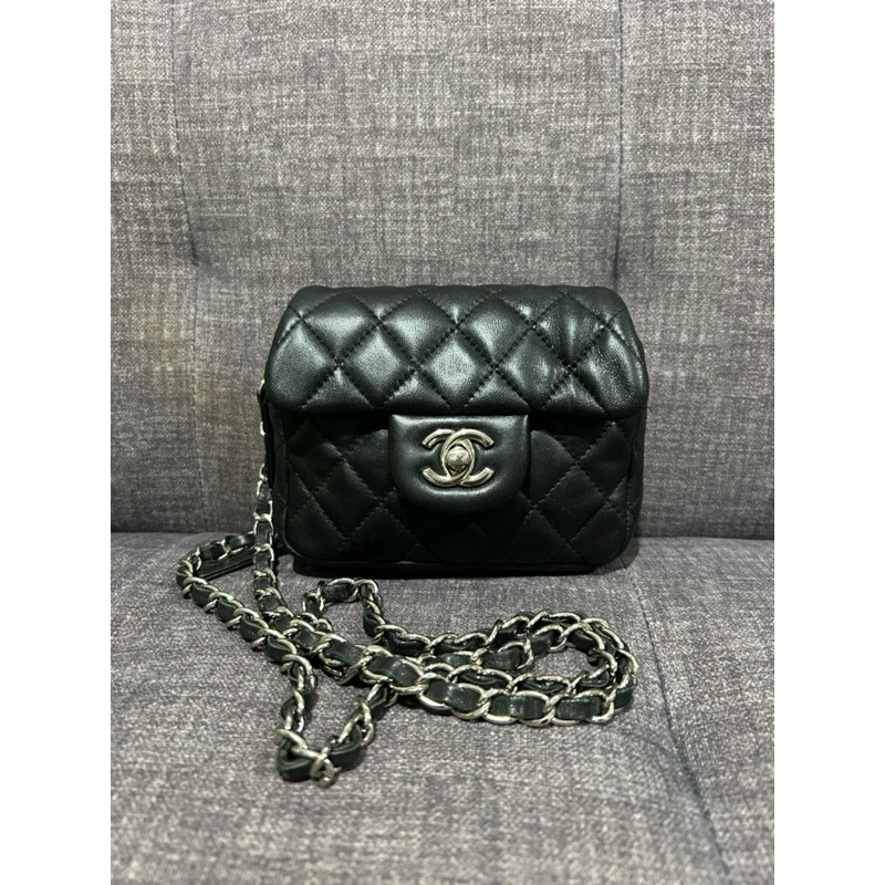 กระเป๋า CHANEL MINI FLAP WOC BLACK 6“ ตู้ญี่ปุ่น