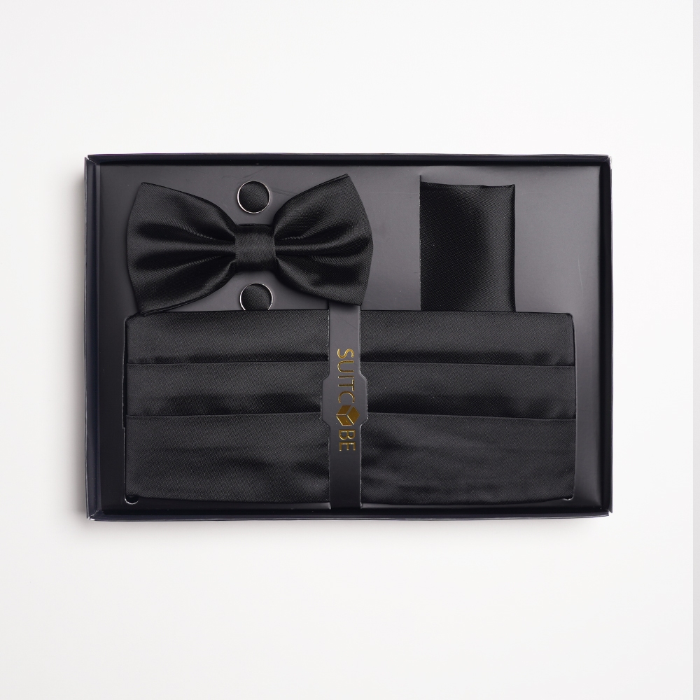 SUITCUBE Cummerbund ชุดผ้าคาดเอว พร้อมเครื่องประดับสำหรับใส่คู่กับทักซิโด้