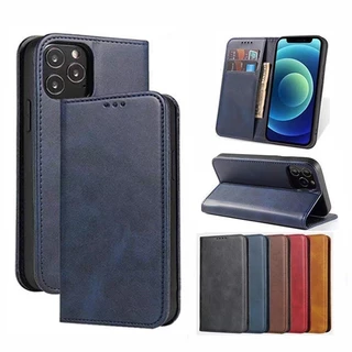 เคสฝาพับกระเป๋าหนัง XUNTE3 สำหรับ ViVo V19 Y91c Y1s V21 Y19 Y21 Y21T Y21s Y33T Y33s T1x มีช่องใส่บัตร ตั้งได้