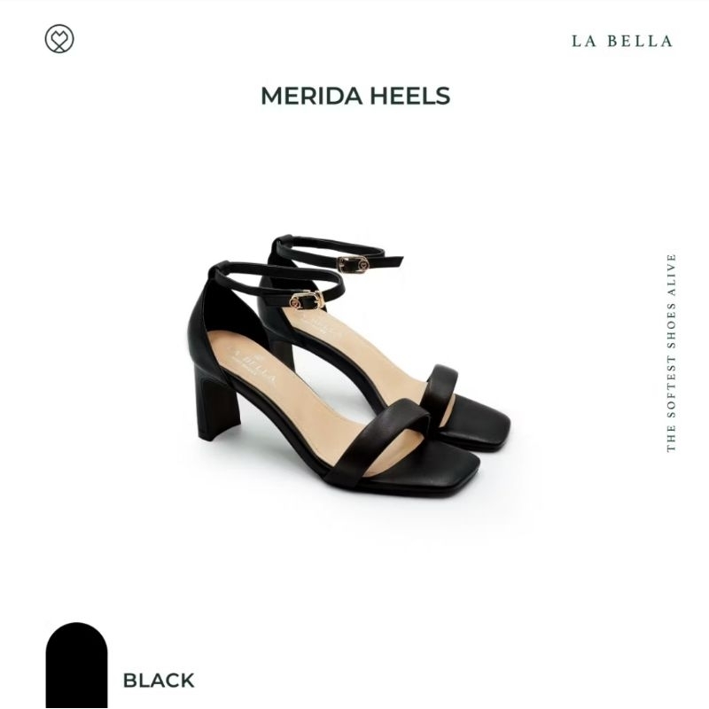 Used2hand: รองเท้าส้นสูงรัดข้อรุ่น MERIDA HEELS La Bella size 36