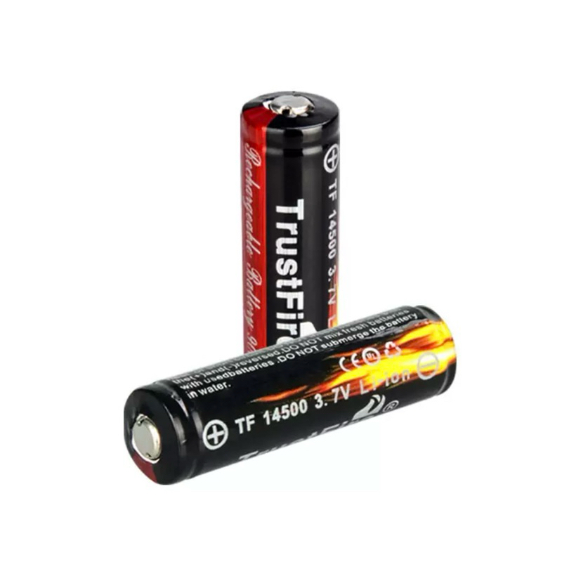 ถ่านTrustFire 14500 AA 3.7V สำหรับไฟฉาย 1 ก้อน ของแท้