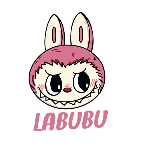 ตัวรีดผ้ารูปการ์ตูน Labubu น้องลาบูบู้ (4289) set.3 รีดติดง่ายทุกเนื้อผ้า DIY Patches