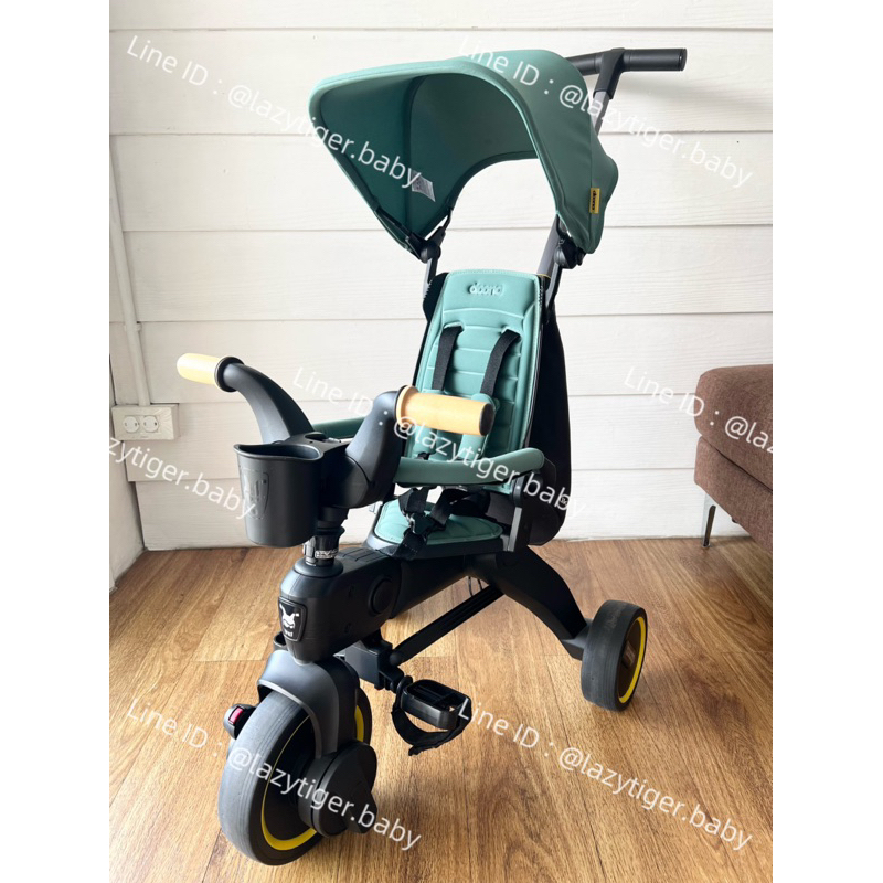 (มือสอง) Doona Liki Trike S5 สี Racing Green ปีผลิต 2022/01 ประกันถึง 2028/01