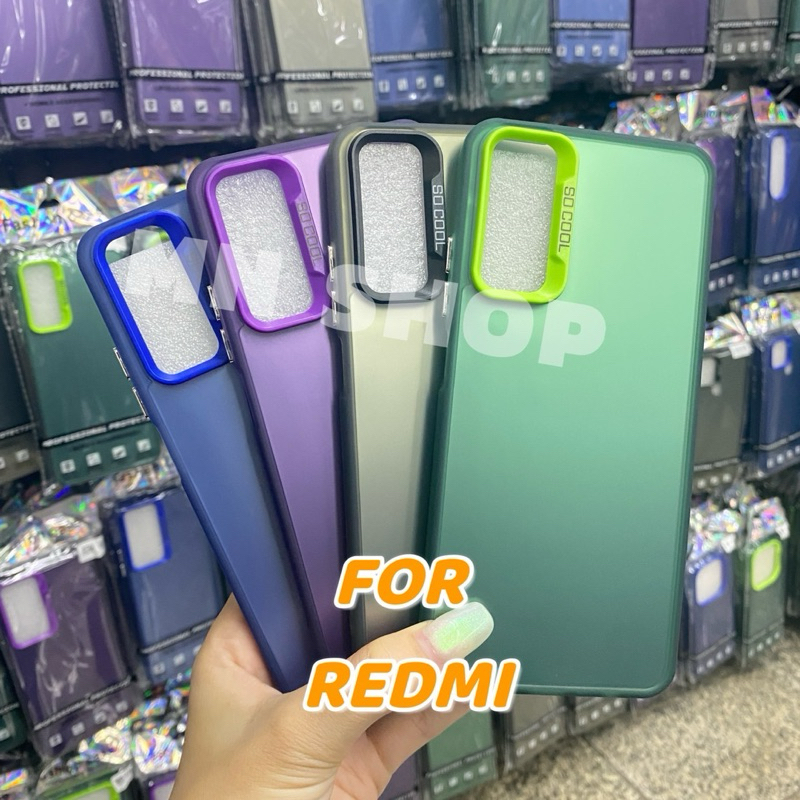 เคส Socool รุ่น Redmi A1+,A2+,A3,13C(4G),13C(5G),Note13Pro(5G),Note13Pro+(5G),Note13(5G),Poco C65 เคสโปร่งแสง