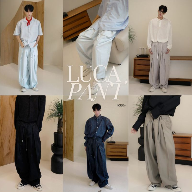 QCLOTH : LUCA PANT มีตั้งแต่เอว 30"- 46"