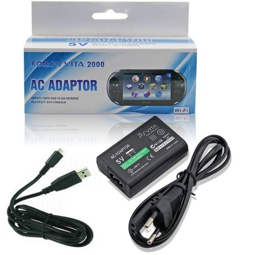 ส่งฟรี! มาใหม่! เครื่องชาร์จ Charger อะแดปเตอร์ Adapter PS Vita 1000 / 2000 หม้อแปลง สายชาร์จ ที่ชาร์จ PsVita รุ่น 2000