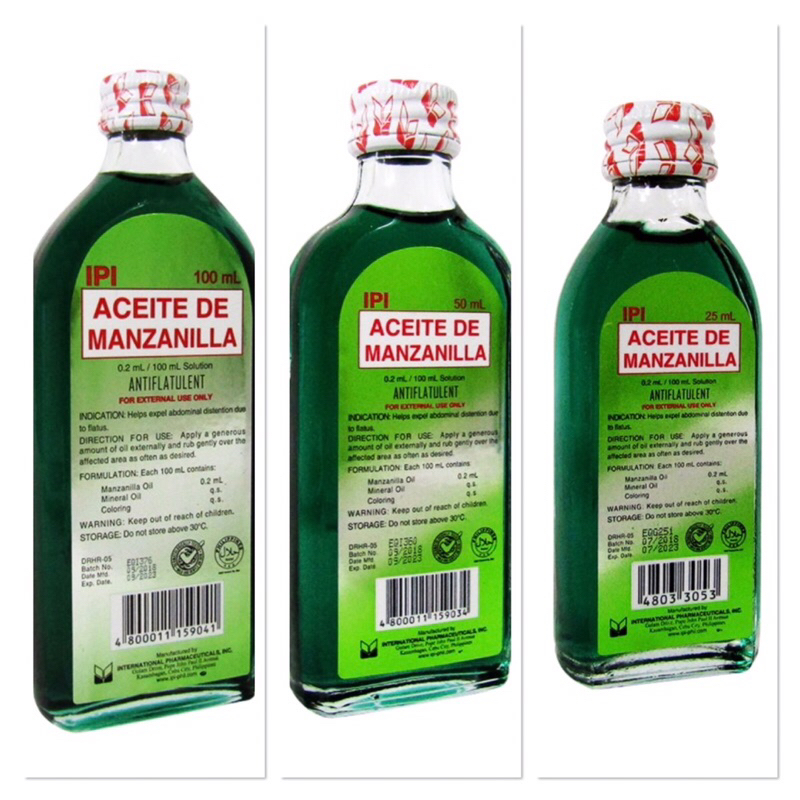 ACEITE DE MANZANILLA IPI