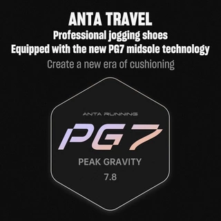 ANTA Travel PG7 รองเท้าวิ่งคุชชั่นผู้ชาย 2E Widefoot รองเท้ากีฬา 1124C5546 Official Store