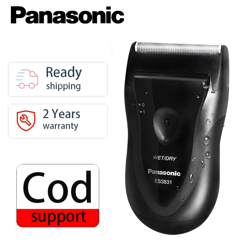 Panasonicเครื่องโกนหนวดไฟฟ้า เครื่องโกนหนวดผู้ชาย หัวตัดถอดออกได้และล้างทำความสะอาดได้ ใบมีดคมไม่ขีดข่วน