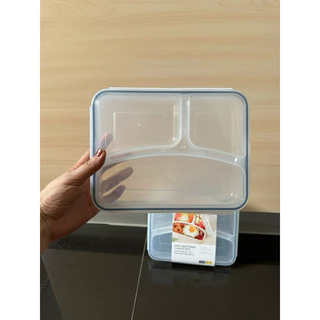 ส่งด่วน ส่งฟรีนะ Super Lock กล่องข้าวแบ่ง 3 ช่อง รุ่น 6185 กล่องใส่อาหาร กล่องพลาสติก Food Lunch Box กล่องถนอมอาหาร